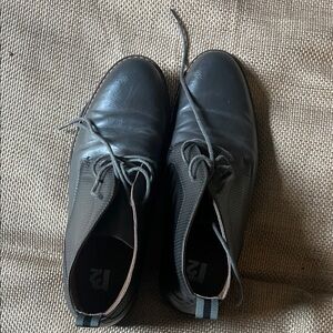 Men's Gray Leather Shoes